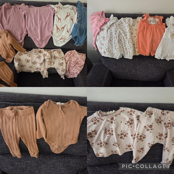 Baby Girl Clothes BUNDLE 15 Pieces - Picture 1 of 8